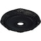 Ekena Millwork Heaton Ceiling Medallion (Fits Canopies up to 6 1/2"), 27 1/2"OD x 3 7/8"ID x 2 1/4"P, Steel Gray CM27HESGS - alternate 3